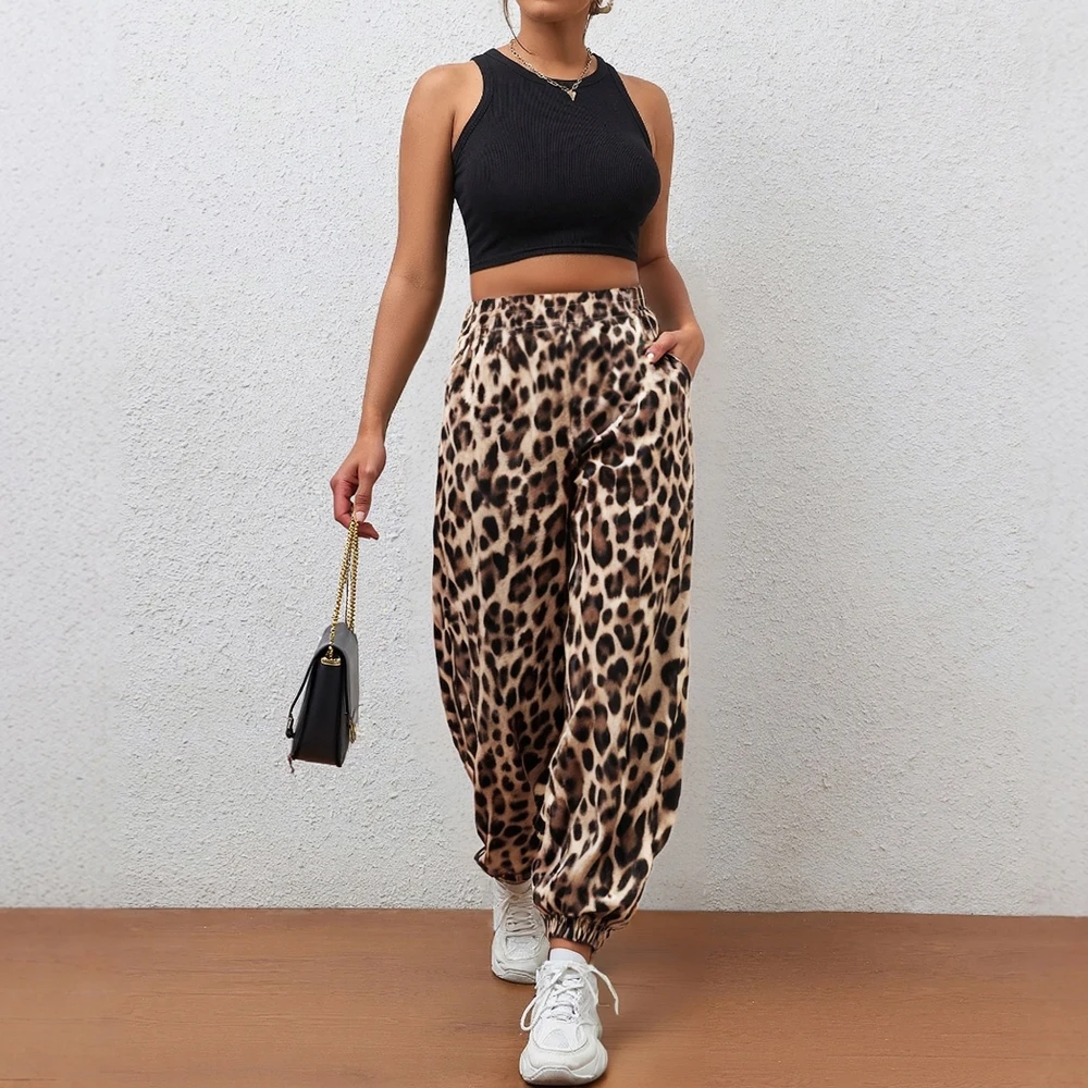 Mia Muse Women's Pants All Season Comfortable Wild Leopard Print Natural Waist Regular Fit Ankle Casual Pants
Mia Muse Women's Pants All Season Comfortable Wild Leopard Print Natural Waist Regular Fit Ankle Casual Pants