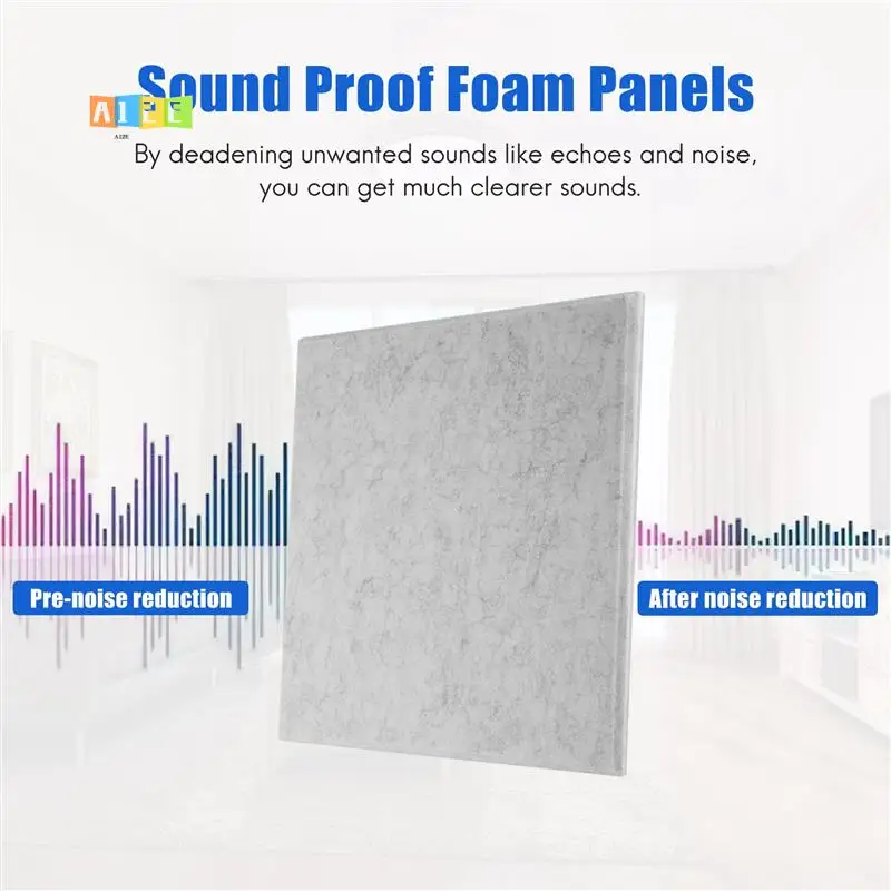 A12E-Self-Adhesive Acoustic Panels 12 Pack,12 X 12 X 0.4 Inch Sound Proof Padding,Sound Absorbing Panel For Home
A12E-Self-Adhesive Acoustic Panels 12 Pack,12 X 12 X 0.4 Inch Sound Proof Padding,Sound Absorbing Panel For Home