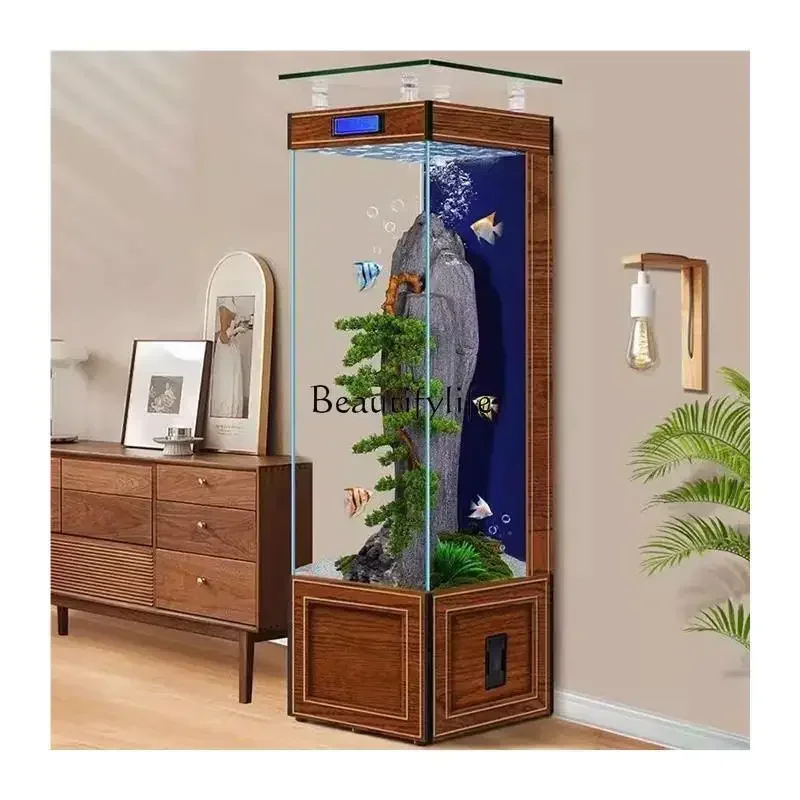 LD33Small and Medium Living Room Glass Fish Globe Vertical Ecological Household Aquarium
LD33Small and Medium Living Room Glass Fish Globe Vertical Ecological Household Aquarium