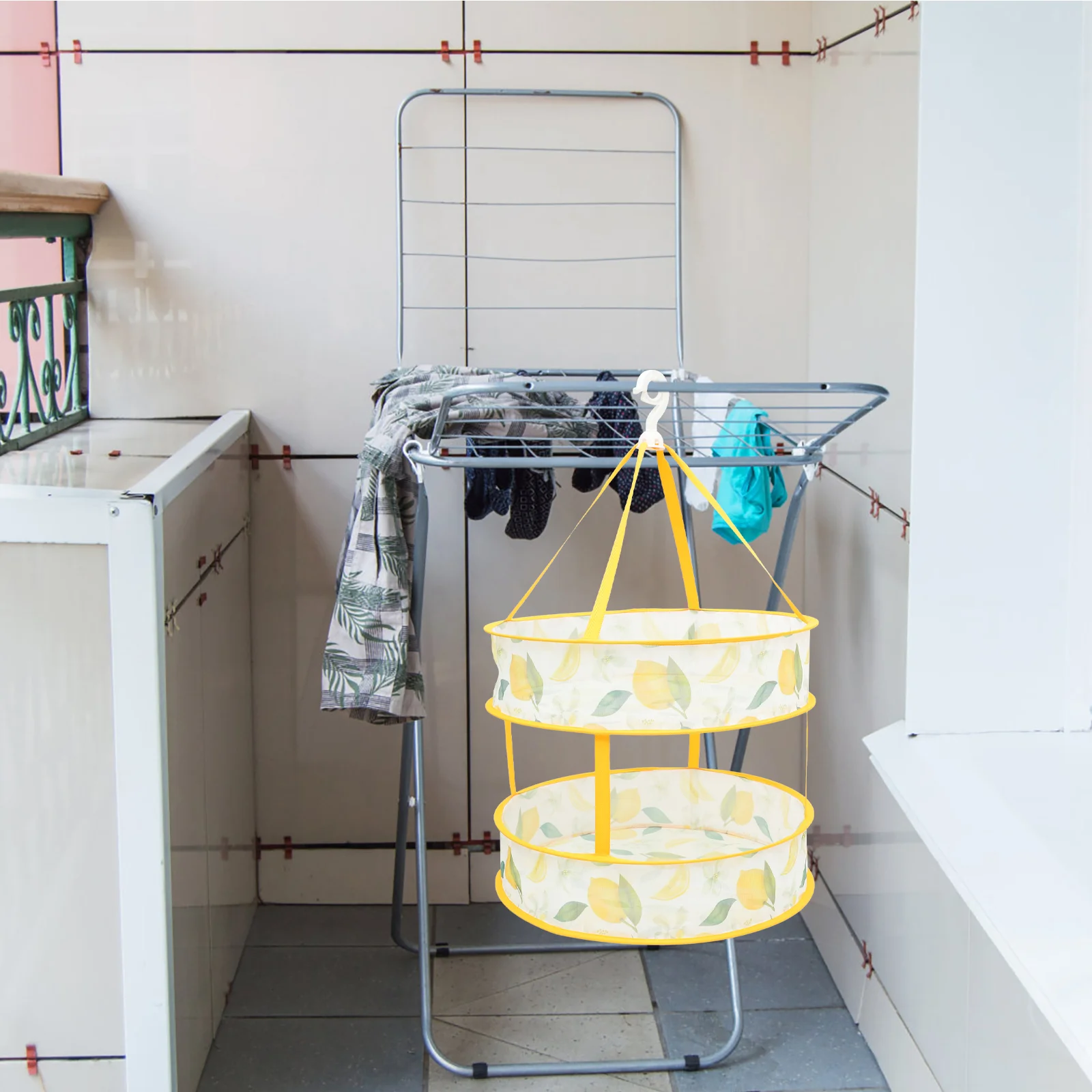 Mesh Drying Hanging Basket Dryer Breathable Rack Clothes Accessory Printing Small Reusable Polyester Sweater
Mesh Drying Hanging Basket Dryer Breathable Rack Clothes Accessory Printing Small Reusable Polyester Sweater