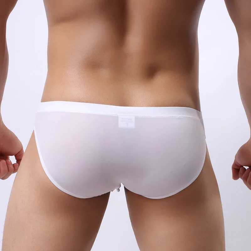 Sexy Transparent Briefs Men's Seamless Underwear Comfortable Soft ice Silk Men Panties Gay Underpants Homme Lingerie Jockstrap
Sexy Transparent Briefs Men's Seamless Underwear Comfortable Soft ice Silk Men Panties Gay Underpants Homme Lingerie Jockstrap