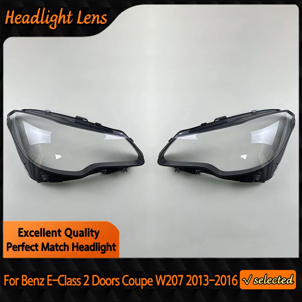 For Benz E-Class 2 Doors Coupe W207 E200 E250 E300 2013-2016 Car Front Headlight Cover Lampshade Lampcover Caps Headlamp Shell
For Benz E-Class 2 Doors Coupe W207 E200 E250 E300 2013-2016 Car Front Headlight Cover Lampshade Lampcover Caps Headlamp Shell