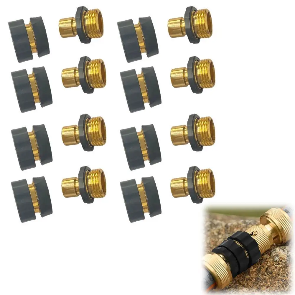 3/4" Garden Hose Guick Connector Male and Female Thread Hose Connector Heavy Duty Water Hose Joiner Adapter for Garden
3/4" Garden Hose Guick Connector Male and Female Thread Hose Connector Heavy Duty Water Hose Joiner Adapter for Garden