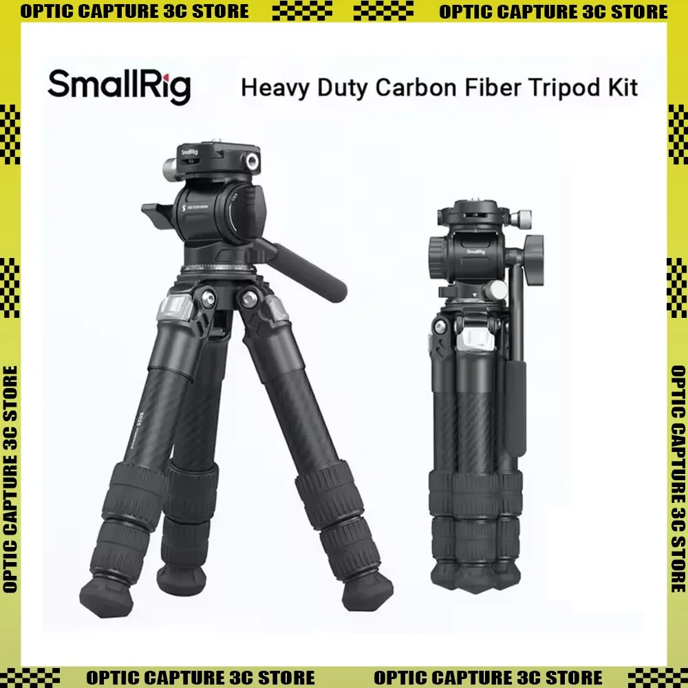 SmallRig Heavy Duty Carbon Fiber Tabletop Tripod Kit for DSLR Mirrorless Camera Tripod Compatible with Ball Video Heads -5025
SmallRig Heavy Duty Carbon Fiber Tabletop Tripod Kit for DSLR Mirrorless Camera Tripod Compatible with Ball Video Heads -5025