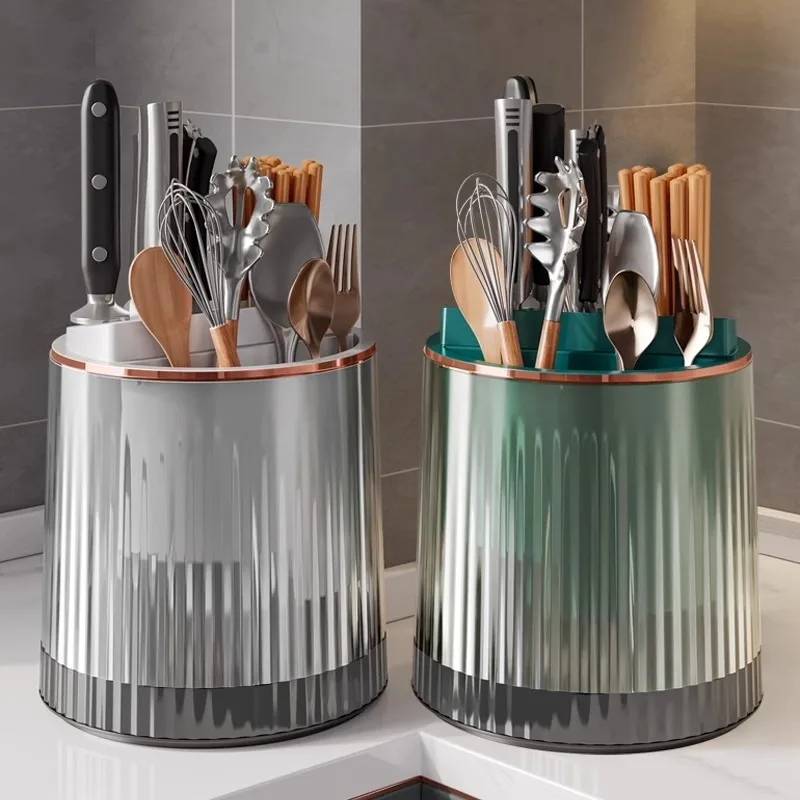 360 Degree Rotating Knife Holder Multifunctional Kitchen Storage Rack Removable for Knives Chopsticks Cutlery Utensil Tank
360 Degree Rotating Knife Holder Multifunctional Kitchen Storage Rack Removable for Knives Chopsticks Cutlery Utensil Tank