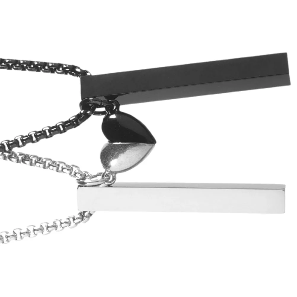 Stainless Steel Couples Necklace Heart Shaped Pendant Matching Lover Necklaces for Boyfriend Girlfriend Valentine Day Jewelry
Stainless Steel Couples Necklace Heart Shaped Pendant Matching Lover Necklaces for Boyfriend Girlfriend Valentine Day Jewelry