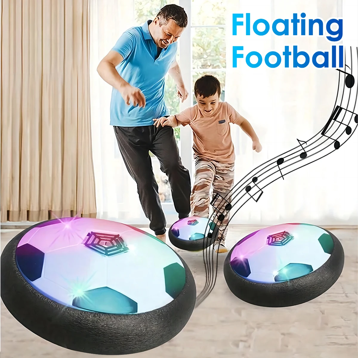 Soft Foam Hover Kids Soccer Ball, No-Scratch Indoor Football Toy with Lights music, Parent-Child Interactive party Game for Boys
Soft Foam Hover Kids Soccer Ball, No-Scratch Indoor Football Toy with Lights music, Parent-Child Interactive party Game for Boys