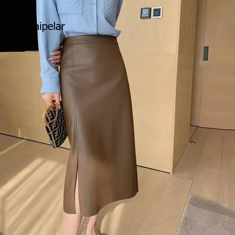 New Spring 2022 Solid Split Half Skirt Women High Waist Slim Pencil Skirt Office Lady All-match Straight Mid Skirts
New Spring 2022 Solid Split Half Skirt Women High Waist Slim Pencil Skirt Office Lady All-match Straight Mid Skirts
