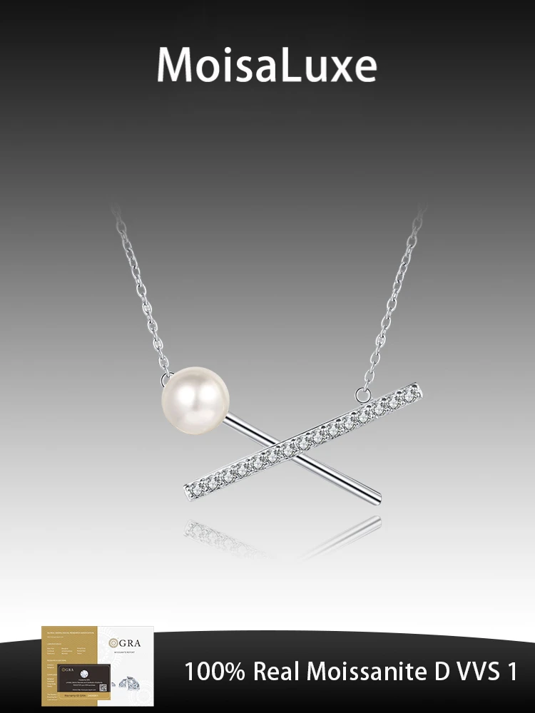 MoisaLuxe Official Store GRA Moissanite Plata Sterling 925 Silver Cross Women's Simple Pendant Necklace For Women Jewelry
MoisaLuxe Official Store GRA Moissanite Plata Sterling 925 Silver Cross Women's Simple Pendant Necklace For Women Jewelry