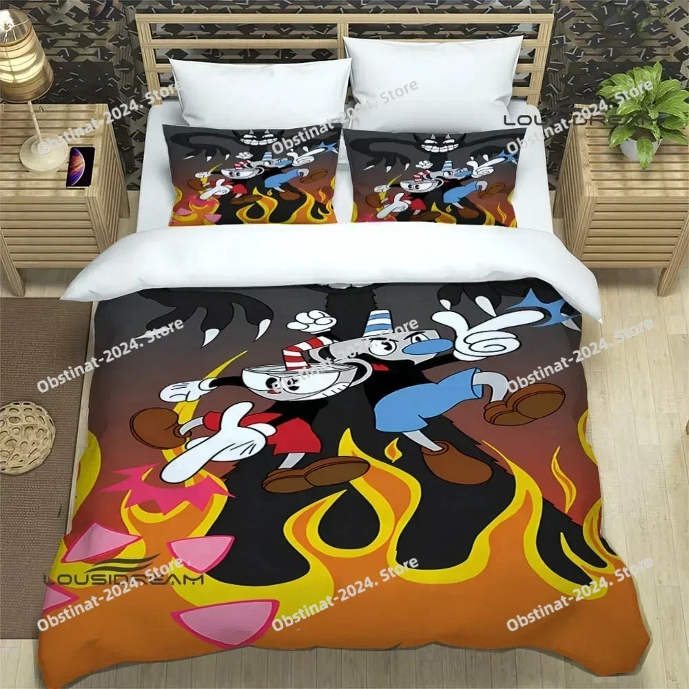 Cuphead cartoon Bedding Set Duvet Cover Full Queen King Size Pillowcase Bed Printed Bed Set Aldult Kid Single Twin Linen Sheet
Cuphead cartoon Bedding Set Duvet Cover Full Queen King Size Pillowcase Bed Printed Bed Set Aldult Kid Single Twin Linen Sheet