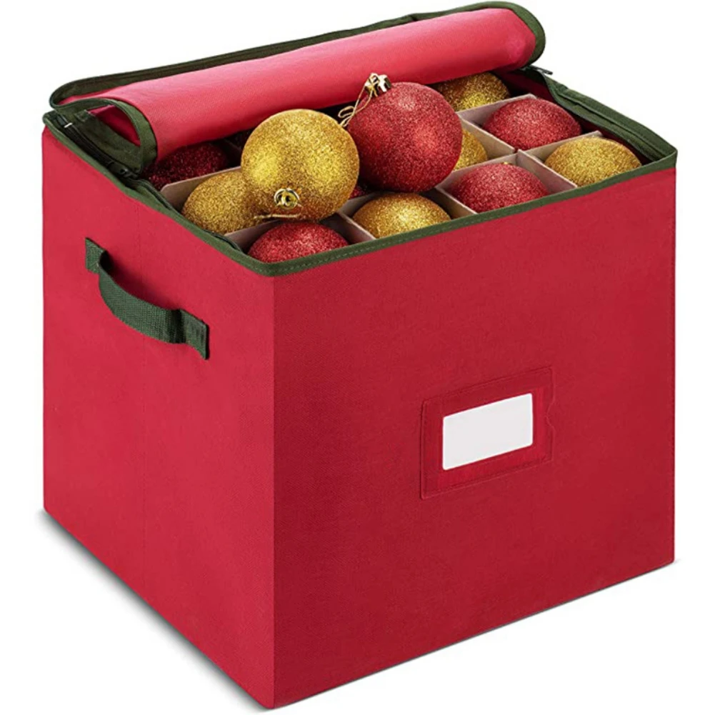 64 Grids Christmas Ball Storage Box Christmas Xmas Tree Decoration Organizer Box Baubles Storage Bag Bauble Storage Bags Divider
64 Grids Christmas Ball Storage Box Christmas Xmas Tree Decoration Organizer Box Baubles Storage Bag Bauble Storage Bags Divider