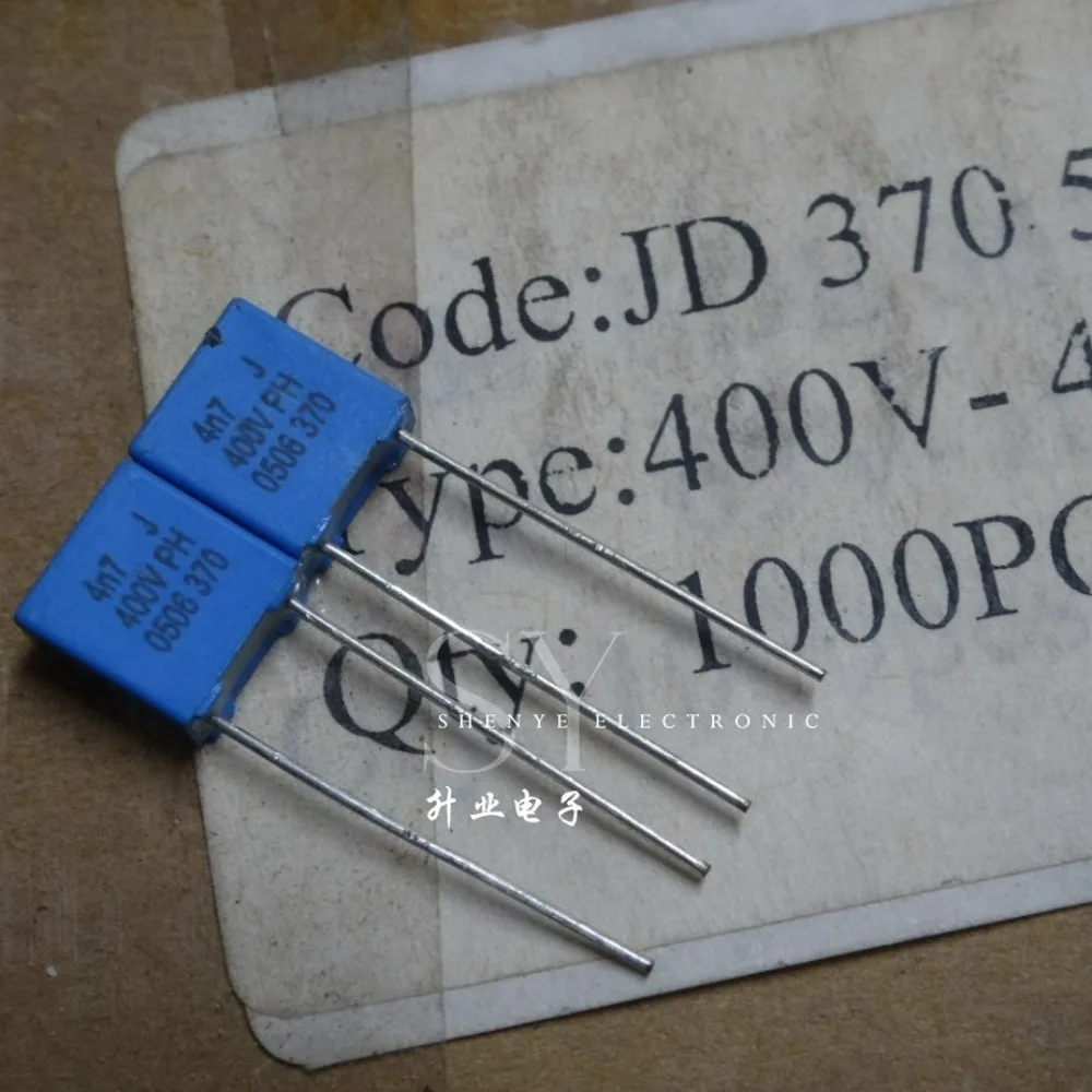 20pcs/lot MKT370 0.0047uf 400V 4.7nF 4N7 4700pF 472 J Brand New 5mm Film Capacitor
20pcs/lot MKT370 0.0047uf 400V 4.7nF 4N7 4700pF 472 J Brand New 5mm Film Capacitor