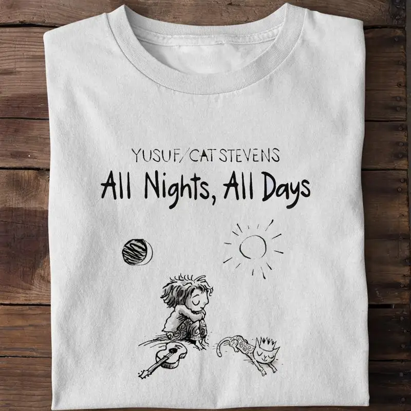 НОВАЯ футболка Cat Stevens King Of A Land Tour, полноразмерная S 5XL QT109 
НОВАЯ футболка Cat Stevens King Of A Land Tour, полноразмерная S 5XL QT109