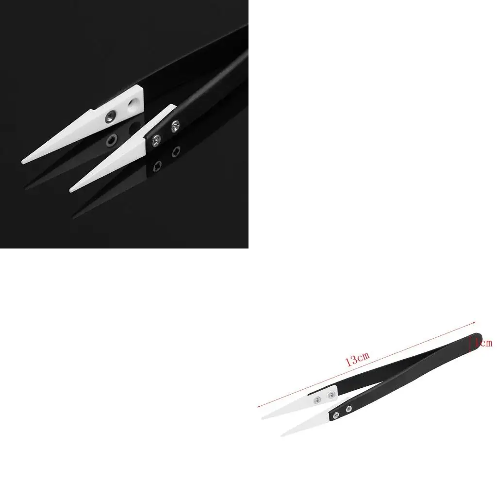 Ceramic Tips Tweezers Stainless Steel Handle Straight Aimed Tweezers For Coils
Ceramic Tips Tweezers Stainless Steel Handle Straight Aimed Tweezers For Coils
