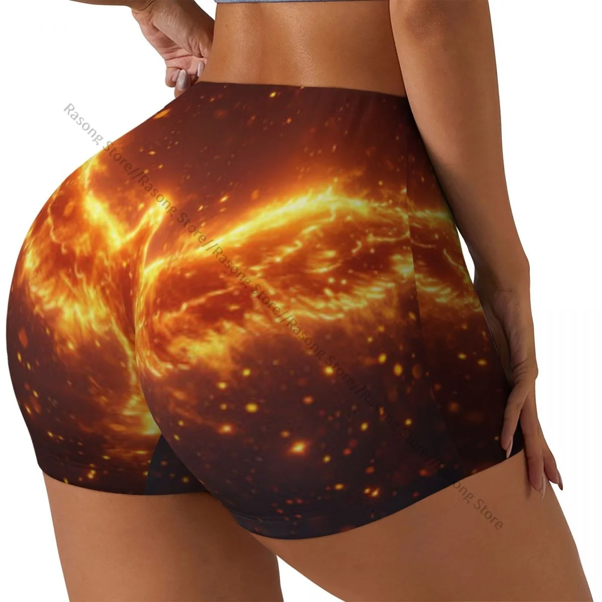 Короткие эластичные шорты для бега с эффектом пуш-ап, шорты для бега с космическим принтом, спортивные шорты, женская одежда для спортзала
Короткие эластичные шорты для бега с эффектом пуш-ап, шорты для бега с космическим принтом, спортивные шорты, женская одежда для спортзала