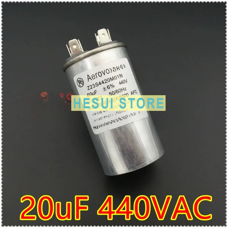 AEROVOX Z23S4420M01N 20uF 440VAC motor start-up capacitor
AEROVOX Z23S4420M01N 20uF 440VAC motor start-up capacitor