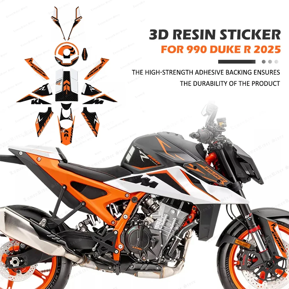 For 990 Duke R 2025 Motorcycle Accessories 3D Epoxy Resin Tank Pad Protection Sticker
For 990 Duke R 2025 Motorcycle Accessories 3D Epoxy Resin Tank Pad Protection Sticker