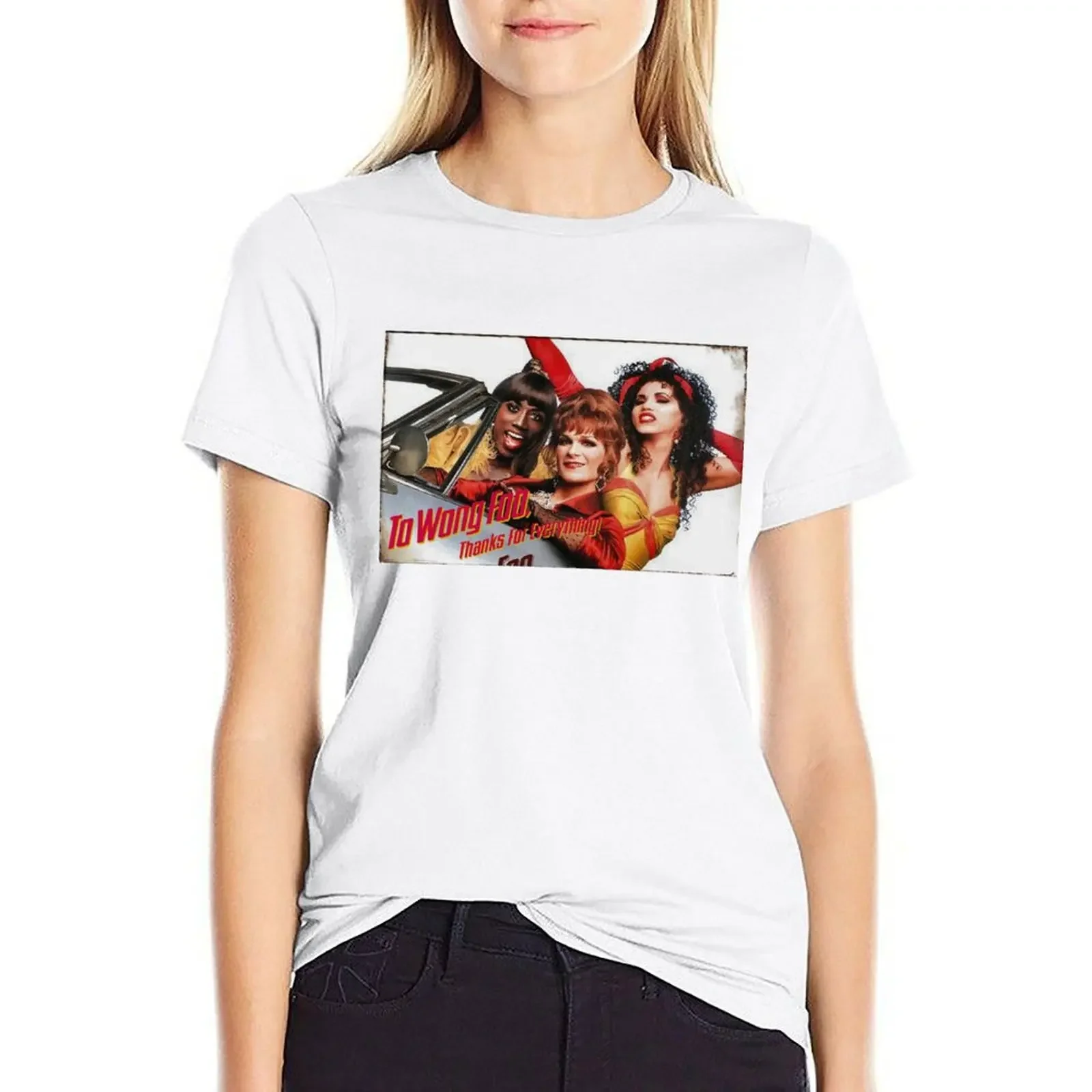 To Wong Foo, Thanks for Everything! Movie Poster T-shirt tops Blouse t shirts for Women
To Wong Foo, Thanks for Everything! Movie Poster T-shirt tops Blouse t shirts for Women