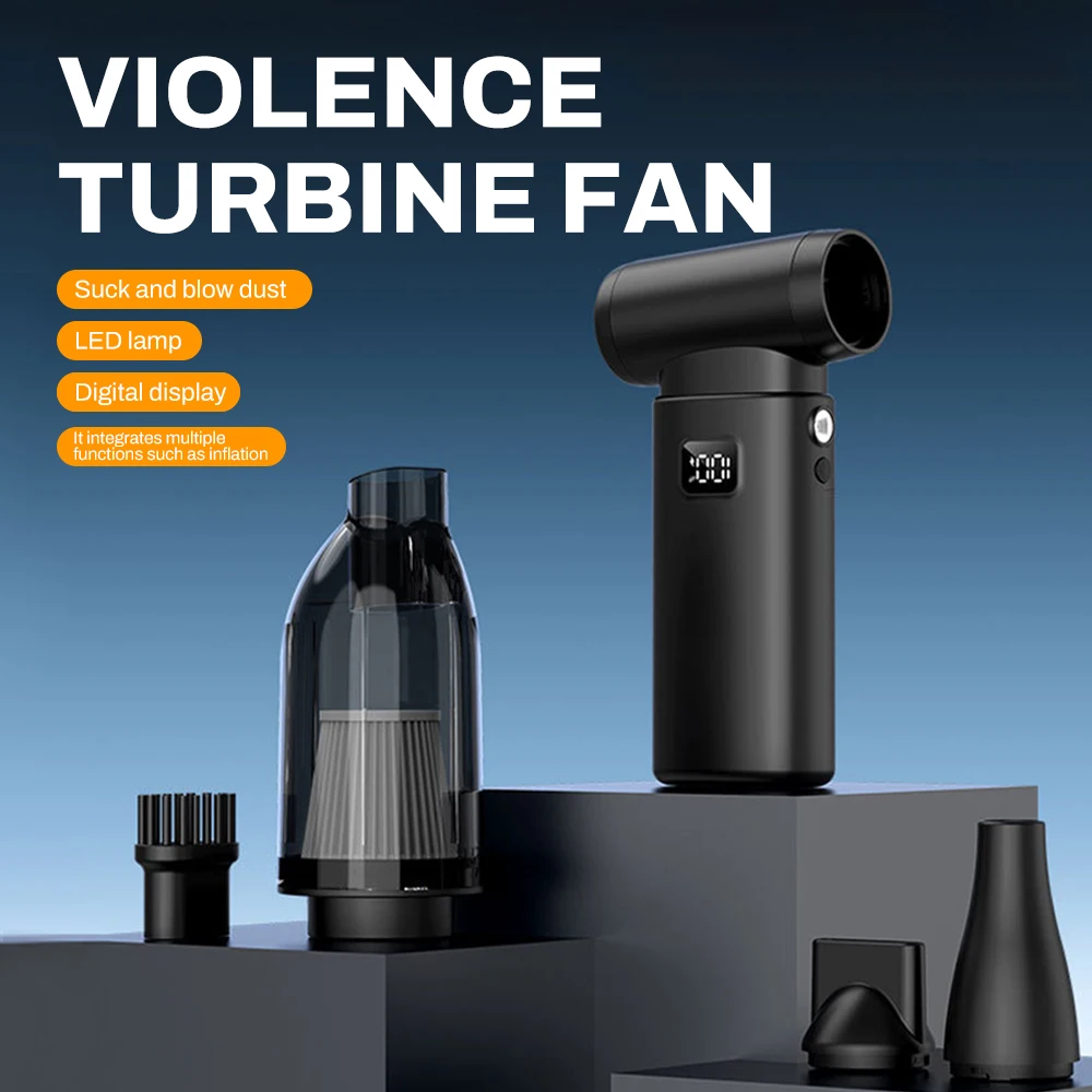 Powerful Dust Blower 800000RPM Brushless Motor Outdoor Air Duster Blower Type-C Rechargeable Air Blower Cleaning PC Turbo Fan
Powerful Dust Blower 800000RPM Brushless Motor Outdoor Air Duster Blower Type-C Rechargeable Air Blower Cleaning PC Turbo Fan
