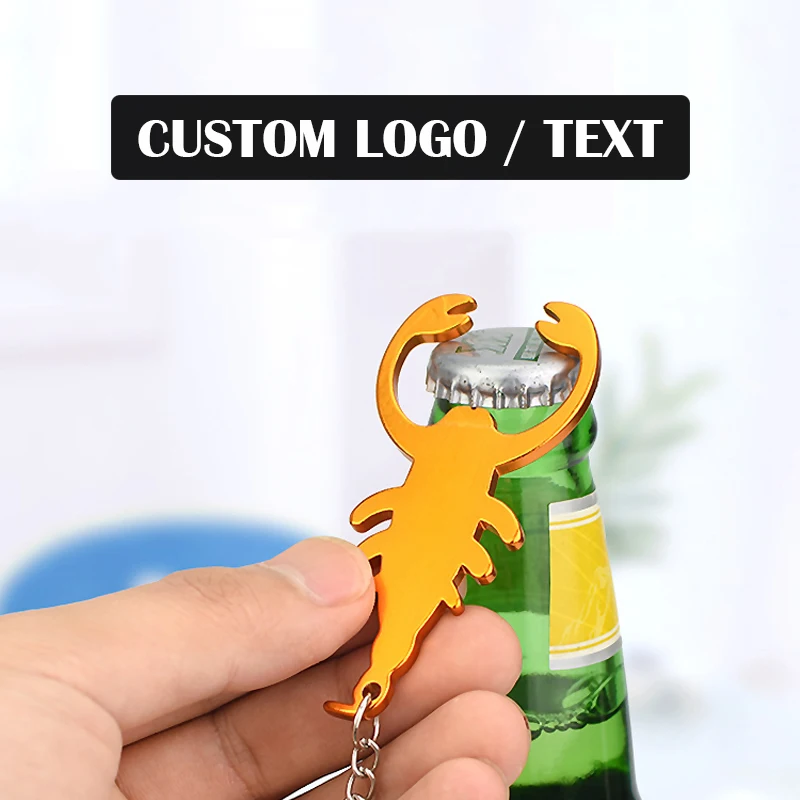 Multicolour Crayfish Lobster-shaped Beer Bottle Opener With Keychain Personalized Custom LOGO Laser Engraving Restaurant Gift
Multicolour Crayfish Lobster-shaped Beer Bottle Opener With Keychain Personalized Custom LOGO Laser Engraving Restaurant Gift