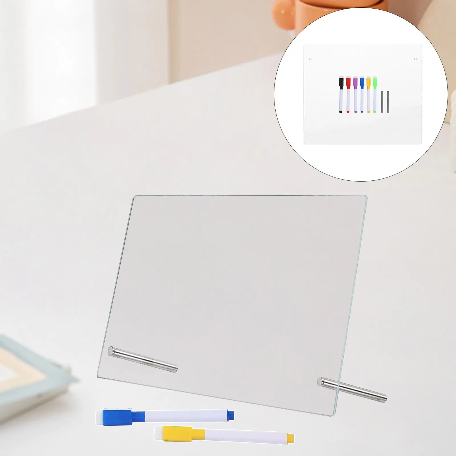 1Set Acrylic Desktop Message Board Clear Dry Erase Whiteboard to Do List Planner Writing Board Dry Erase Table
1Set Acrylic Desktop Message Board Clear Dry Erase Whiteboard to Do List Planner Writing Board Dry Erase Table