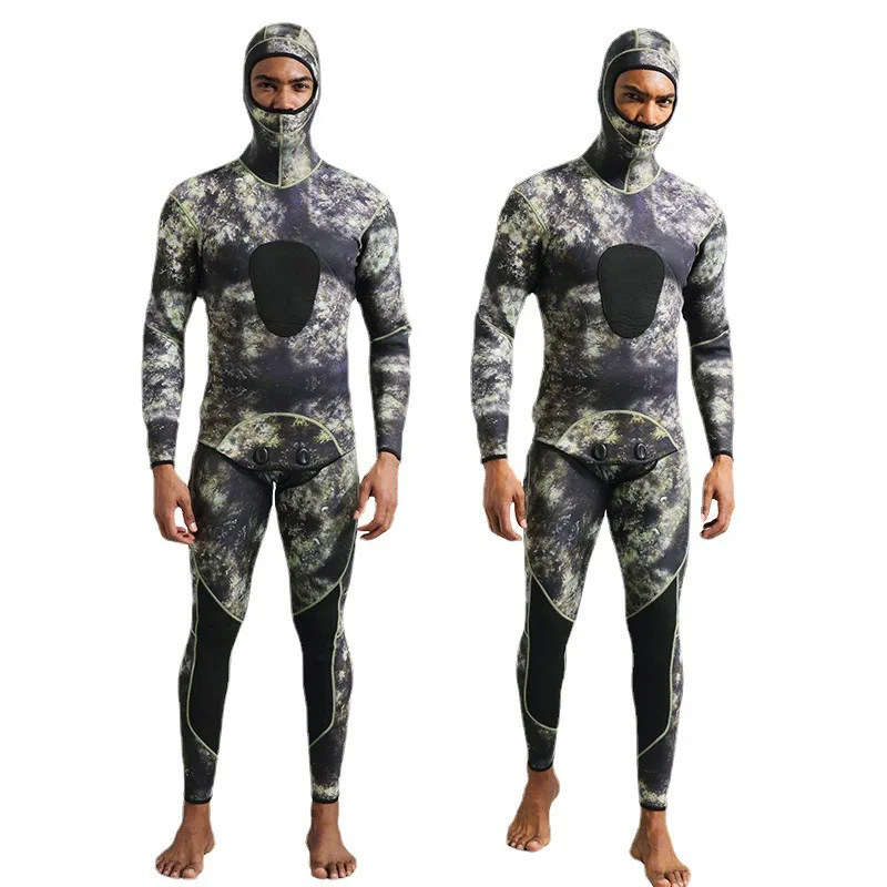 3mm diving suit hooded suit long-sleeved trousers warm and wear-resistant outdoor surfing snorkeling suit
3mm diving suit hooded suit long-sleeved trousers warm and wear-resistant outdoor surfing snorkeling suit