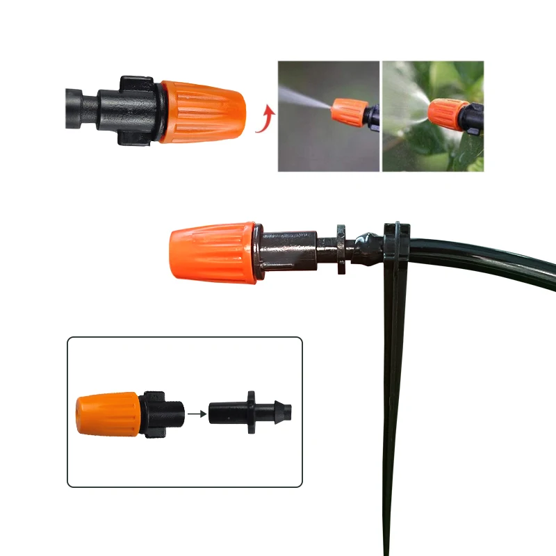 Garden Irrigation Misting Cooling System Outdoor Water Sprayer Plants Sprinkler Atomizer 50FT Mister Kit
Garden Irrigation Misting Cooling System Outdoor Water Sprayer Plants Sprinkler Atomizer 50FT Mister Kit