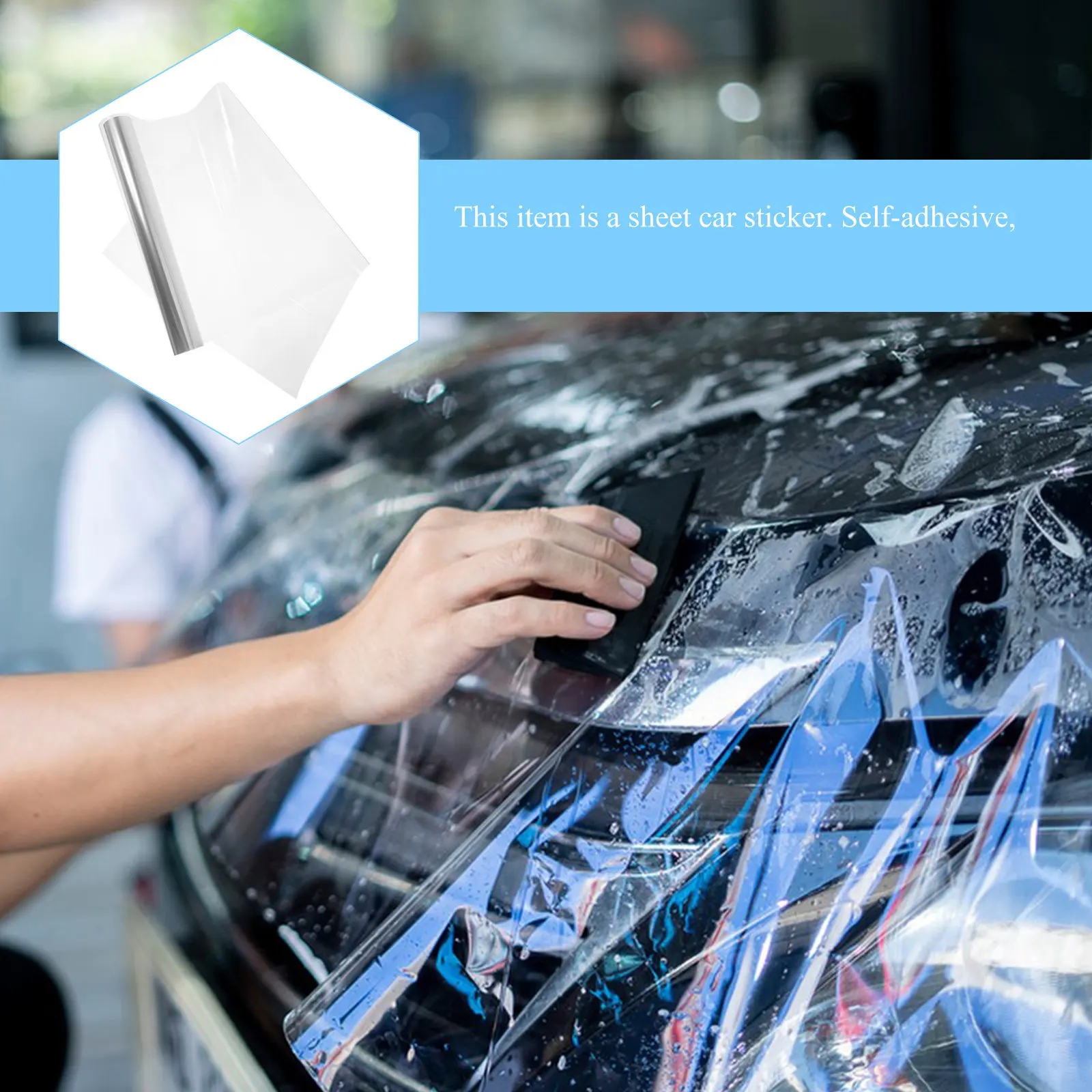 30x300cm Transparent PVC Car Sticker Film Waterproof Sunproof Scratch Resistant Stretchable Wrap for Auto Motorcycle Laptop
30x300cm Transparent PVC Car Sticker Film Waterproof Sunproof Scratch Resistant Stretchable Wrap for Auto Motorcycle Laptop