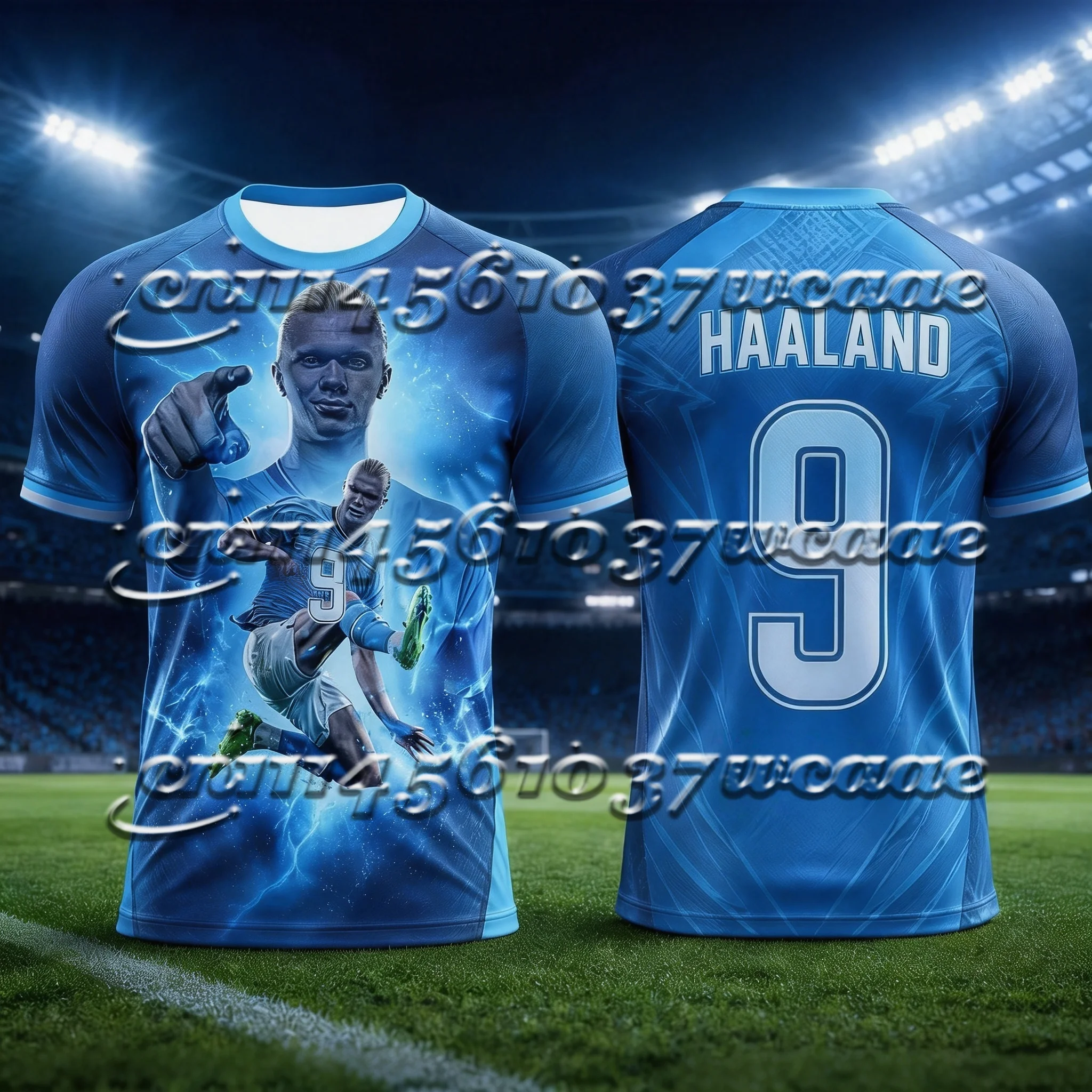 2026 Summer Streetwear Hit AI Designed Haaland No.9 Fan Commemorative Jersey T-shirt Merch Edition Fan Outfits FamilyMatching
2026 Summer Streetwear Hit AI Designed Haaland No.9 Fan Commemorative Jersey T-shirt Merch Edition Fan Outfits FamilyMatching