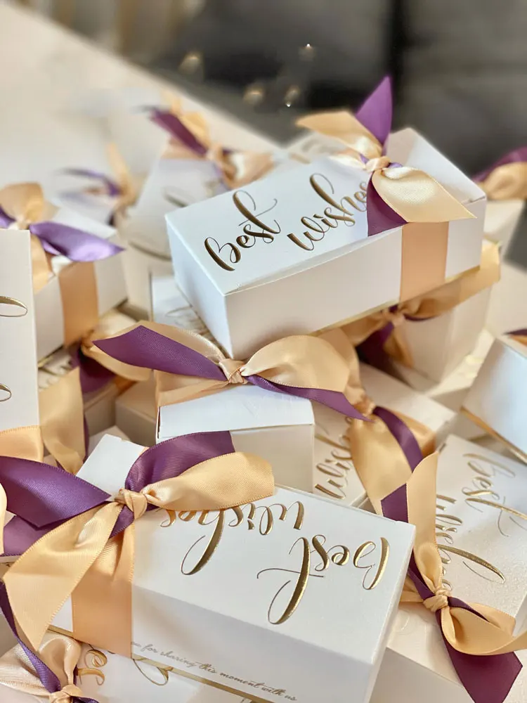 Party Favor Candy Boxes with Ribbon, Gift Treat Boxes, Wedding Decoration, Bridal Shower, Christmas Party Supplies, Rectangular
Party Favor Candy Boxes with Ribbon, Gift Treat Boxes, Wedding Decoration, Bridal Shower, Christmas Party Supplies, Rectangular