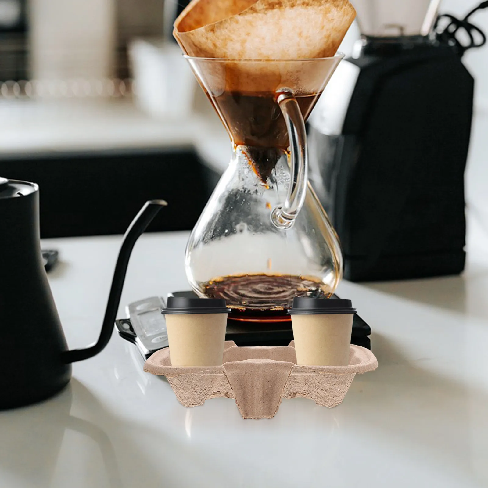 50Pcs Disposable Cup Holder Tray 2-Hole Beverage Carrier for Takeout Coffee Drinks Delivery Picnic Party Restaurant Milk Tea
50Pcs Disposable Cup Holder Tray 2-Hole Beverage Carrier for Takeout Coffee Drinks Delivery Picnic Party Restaurant Milk Tea