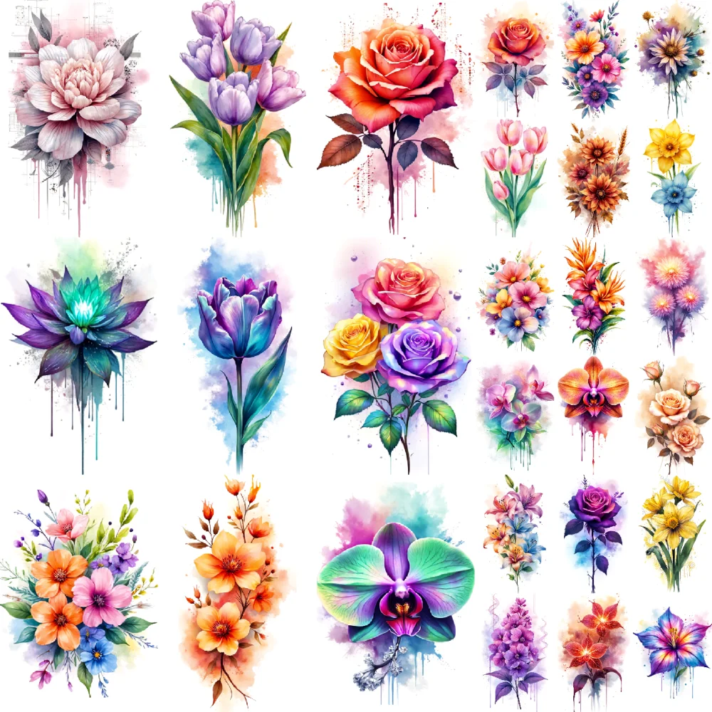 9pcs Temporary Tattoo Orchids Temporary Tattoo Stickers Tulips Lilies Watercolor Daffodils For Shoulders Arms Girls
9pcs Temporary Tattoo Orchids Temporary Tattoo Stickers Tulips Lilies Watercolor Daffodils For Shoulders Arms Girls