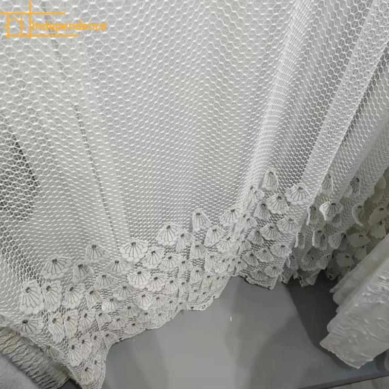 New White Hollow Gauze Feather Tail Patterned Window Screen Living Room Bedroom Balcony Bay Window Customized Finished Product
New White Hollow Gauze Feather Tail Patterned Window Screen Living Room Bedroom Balcony Bay Window Customized Finished Product