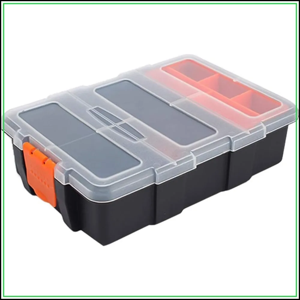 Small Tool Parts Box, Plastic Tool Storage Case, Home Hardware Organizer with Removable Dividers, Small Toolbox for Nails, Screws, Nuts and Bolts, 10-Compartment
Small Tool Parts Box, Plastic Tool Storage Case, Home Hardware Organizer with Removable Dividers, Small Toolbox for Nails, Screws, Nuts and Bolts, 10-Compartment