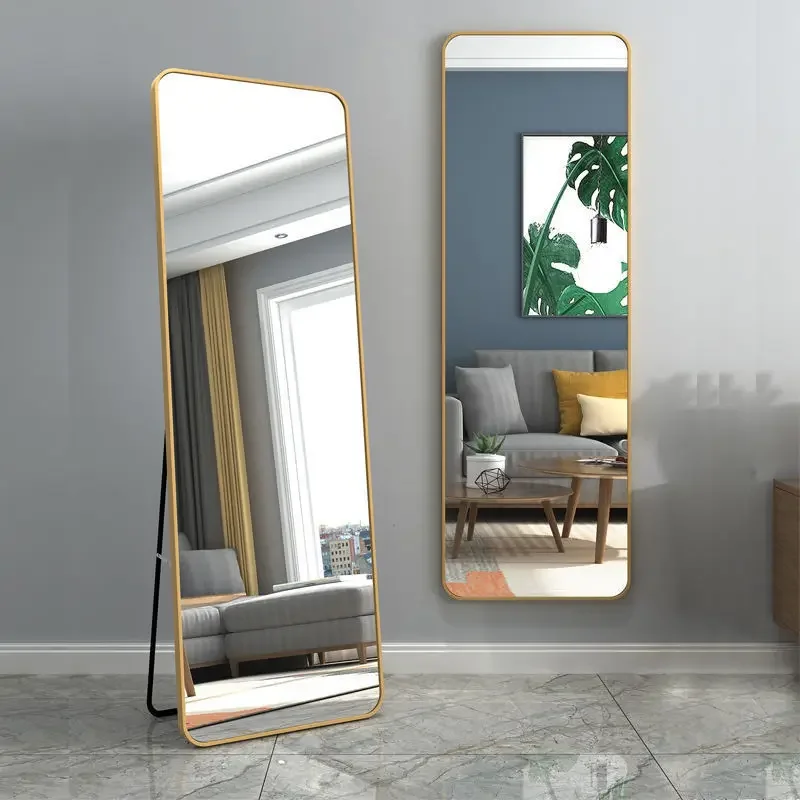 Floor Mounted Mirror, Full Body Dressing Mirror, Household Rounded Floor Mounted Fitting Mirror
Floor Mounted Mirror, Full Body Dressing Mirror, Household Rounded Floor Mounted Fitting Mirror
