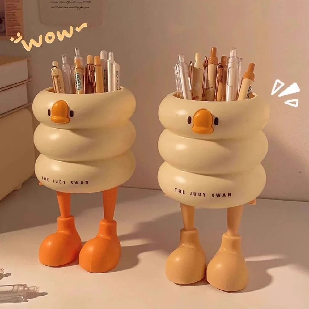 Cute Cartoon Pencil Container Large-capacity Ice Cream Duck Pen Holder Desktop Decoration Student Stationery Stationery
Cute Cartoon Pencil Container Large-capacity Ice Cream Duck Pen Holder Desktop Decoration Student Stationery Stationery