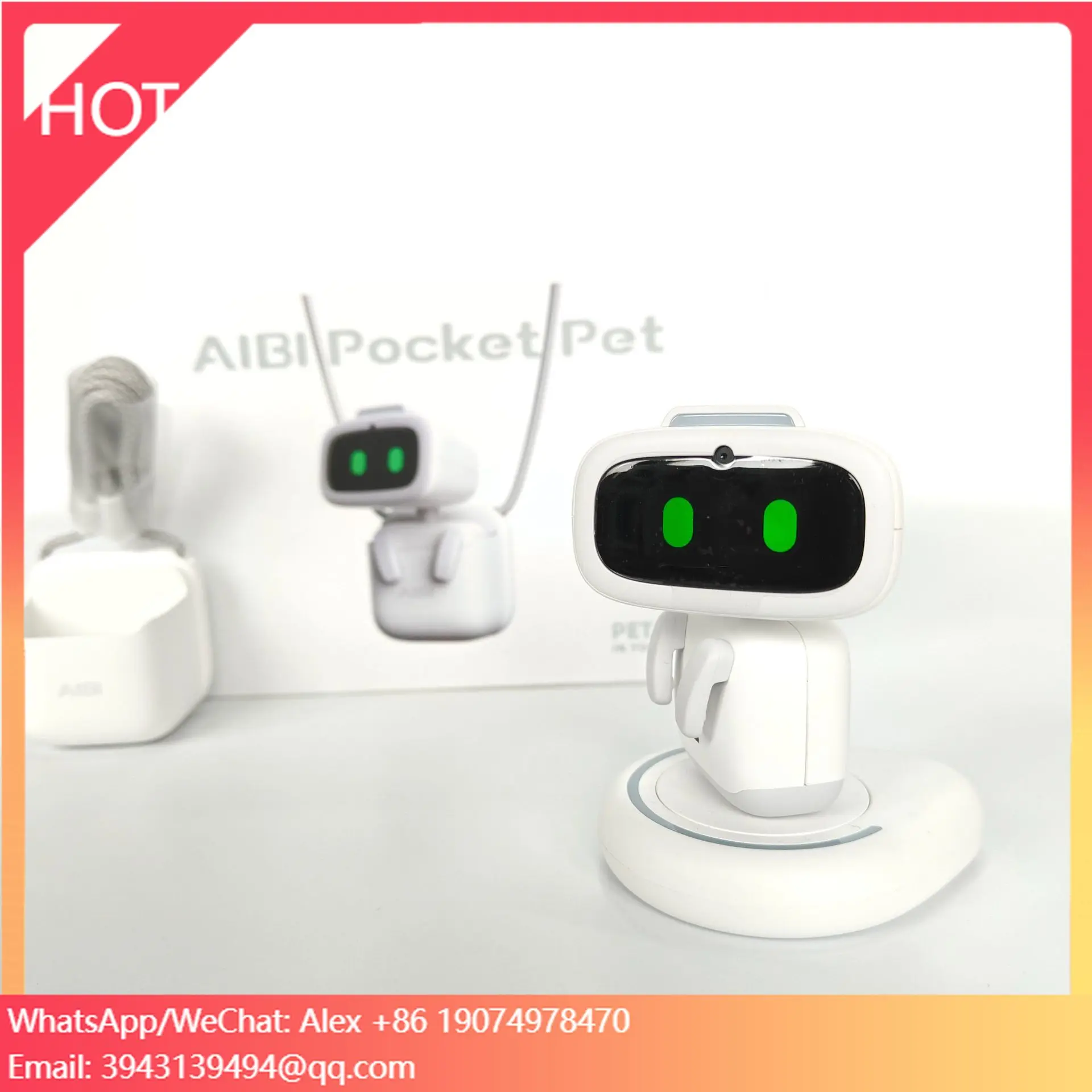 Connect Chatgpt Compact Fashion Playmate English Intelligent Communication Emotional Interaction Aibi Companion AI Robot OLED
Connect Chatgpt Compact Fashion Playmate English Intelligent Communication Emotional Interaction Aibi Companion AI Robot OLED
