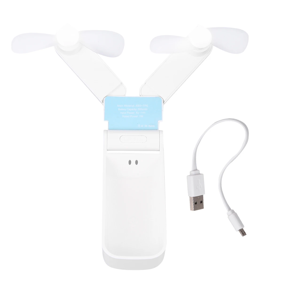 Mini Foldable Portable USB Rechargeable Cooling Lightweight Compact Desk Mini Folding Double Headed USB Fan
Mini Foldable Portable USB Rechargeable Cooling Lightweight Compact Desk Mini Folding Double Headed USB Fan