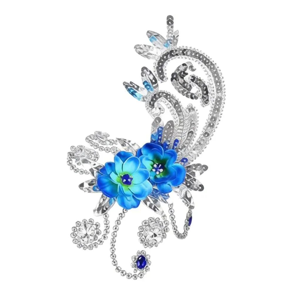 New Crystal Flowers Dance Headdress Handmade Rhinestone Stage Performance Dance Head Head Flower Women
New Crystal Flowers Dance Headdress Handmade Rhinestone Stage Performance Dance Head Head Flower Women