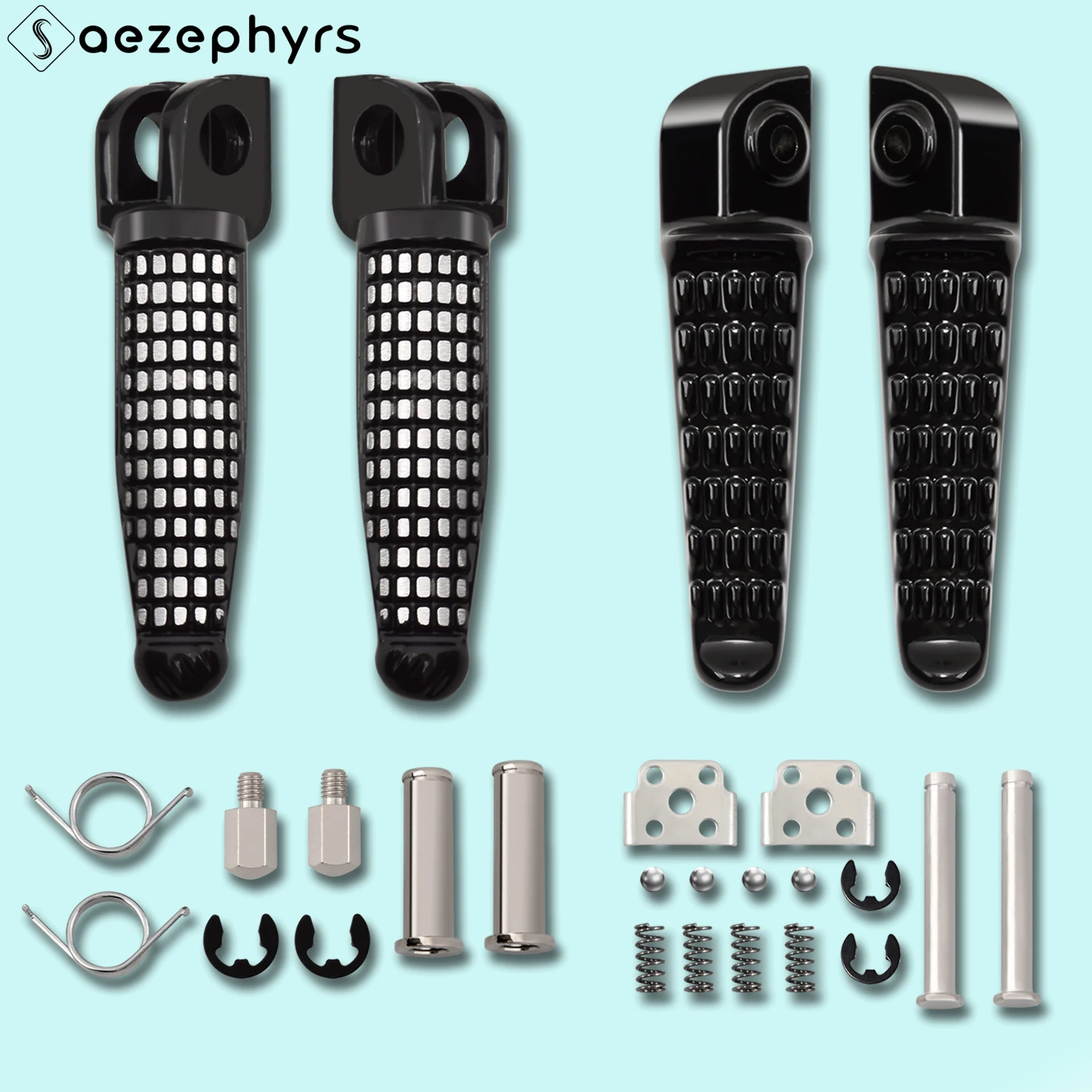 Motorcycle Front Rear Footrests Foot pegs For Kawasaki Ninja ZX6R ZX10R 650R ER-6N Z750 Z1000 zr800 z h2 se z800 Rider Foot Rest
Motorcycle Front Rear Footrests Foot pegs For Kawasaki Ninja ZX6R ZX10R 650R ER-6N Z750 Z1000 zr800 z h2 se z800 Rider Foot Rest