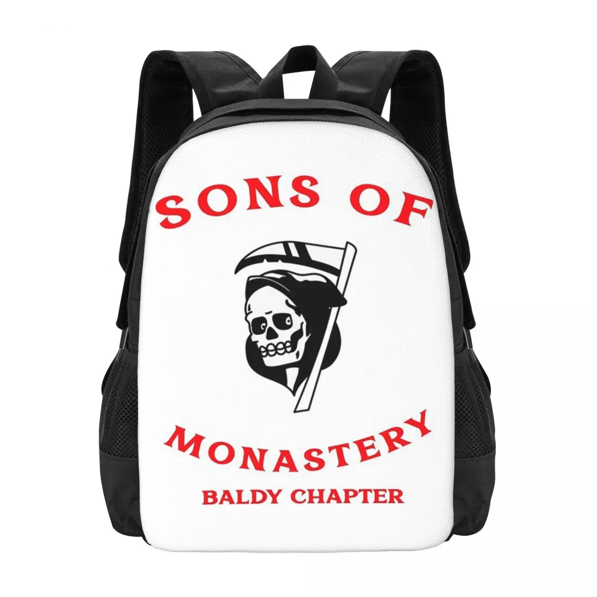 Sons Of Monastery Baldy Chapter Backpack Hot Sale Daypack Large Capacity BookBag School Bag Shoulder Bags for Men Women
Sons Of Monastery Baldy Chapter Backpack Hot Sale Daypack Large Capacity BookBag School Bag Shoulder Bags for Men Women