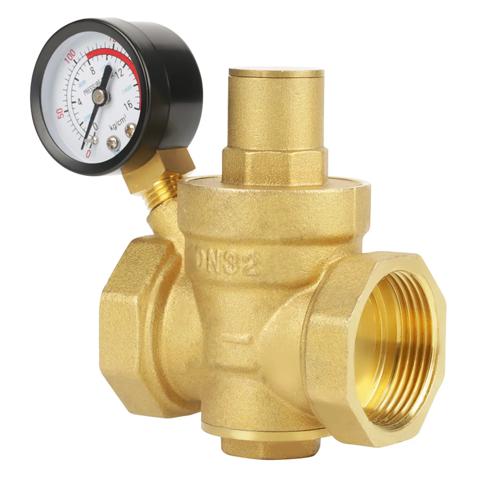 Water Pressure Reducer, BSP DN32 Brass Water Pressure Reducing Valve with Adjustable Gauge Flow
Water Pressure Reducer, BSP DN32 Brass Water Pressure Reducing Valve with Adjustable Gauge Flow