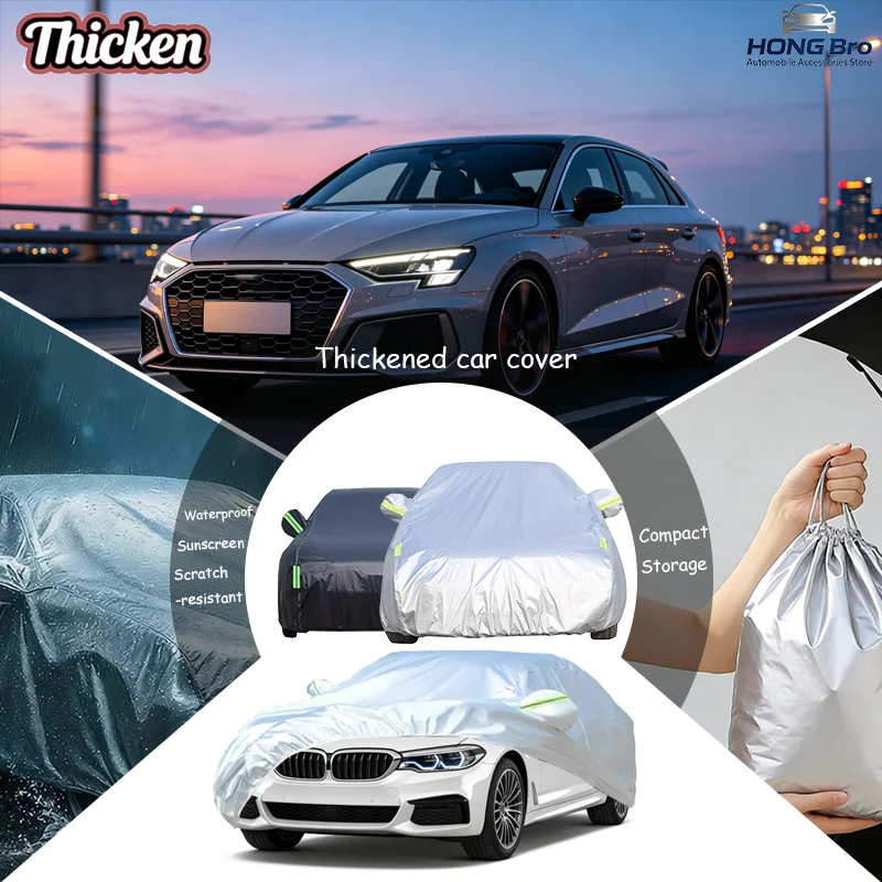 For Audi A3/S3 2013-2025 Waterproof Car Cover With Windproof Bands, Snow Rain Dust Hail Protection, Replacement Cover
For Audi A3/S3 2013-2025 Waterproof Car Cover With Windproof Bands, Snow Rain Dust Hail Protection, Replacement Cover