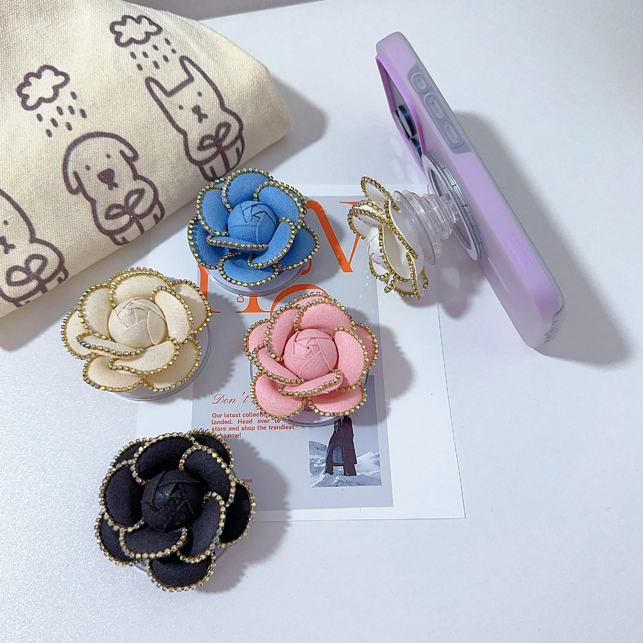 Fashion 3D Diamond flower magnetic Foldable Griptok Phone Holder for IPhone Samsung Support Socket Pocket Grip Tok Stand Bracket
Fashion 3D Diamond flower magnetic Foldable Griptok Phone Holder for IPhone Samsung Support Socket Pocket Grip Tok Stand Bracket