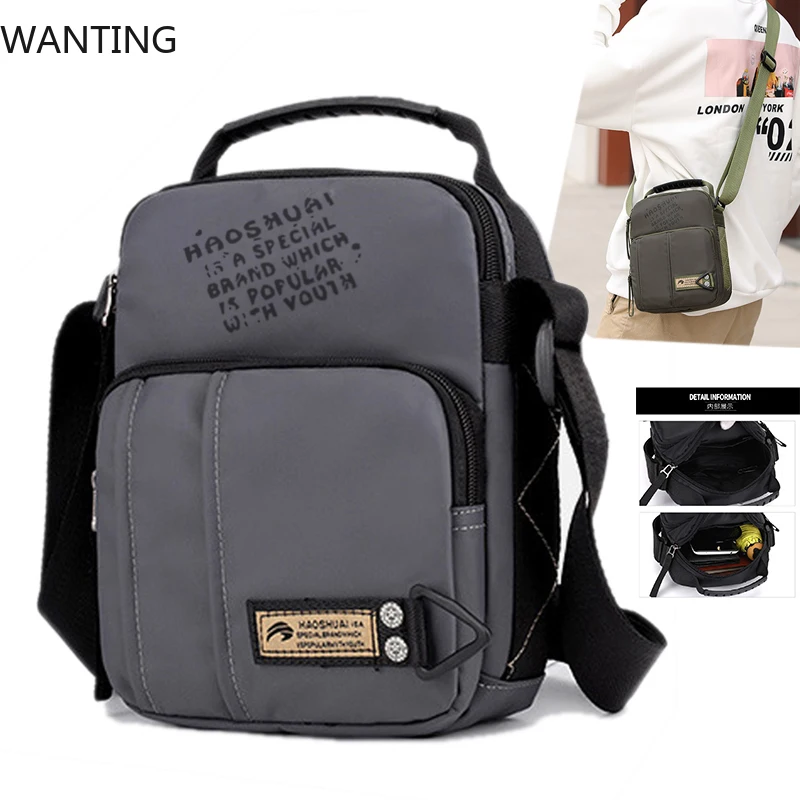 Men's Nylon Shoulder Messenger Bags Multi-Pocket Military Fashion Trends Travel Male Pouch High Quality Sling Cross Body Bag
Men's Nylon Shoulder Messenger Bags Multi-Pocket Military Fashion Trends Travel Male Pouch High Quality Sling Cross Body Bag