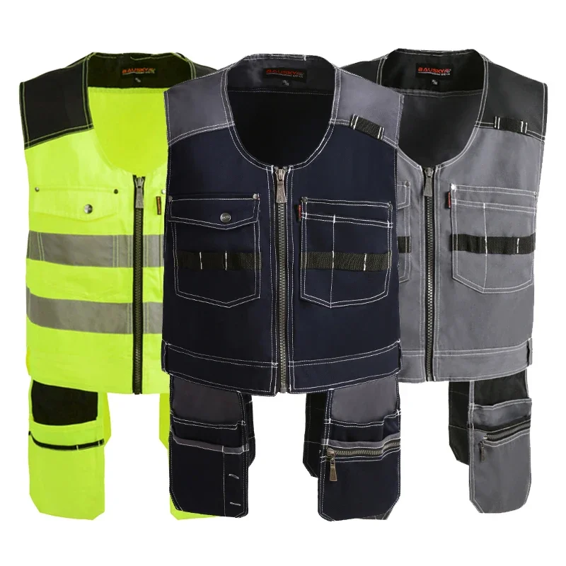 High Quality Men Male Outdoor Workwear Mens Work Vests Multifunction Tool Multi Pockets Vests Waistcoat
High Quality Men Male Outdoor Workwear Mens Work Vests Multifunction Tool Multi Pockets Vests Waistcoat