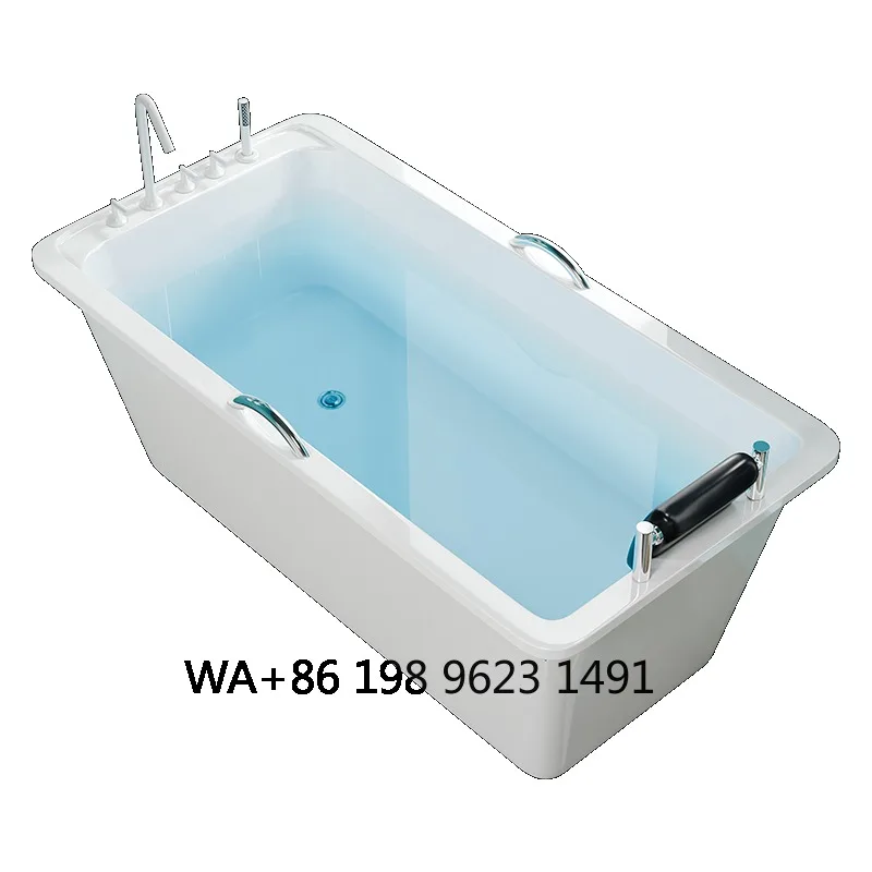 Minimalist White Rectangle Freestanding Acrylic Bathtub Adult Bathroom Large Soaking Tub Without Faucet Easy Match Fixture
Minimalist White Rectangle Freestanding Acrylic Bathtub Adult Bathroom Large Soaking Tub Without Faucet Easy Match Fixture
