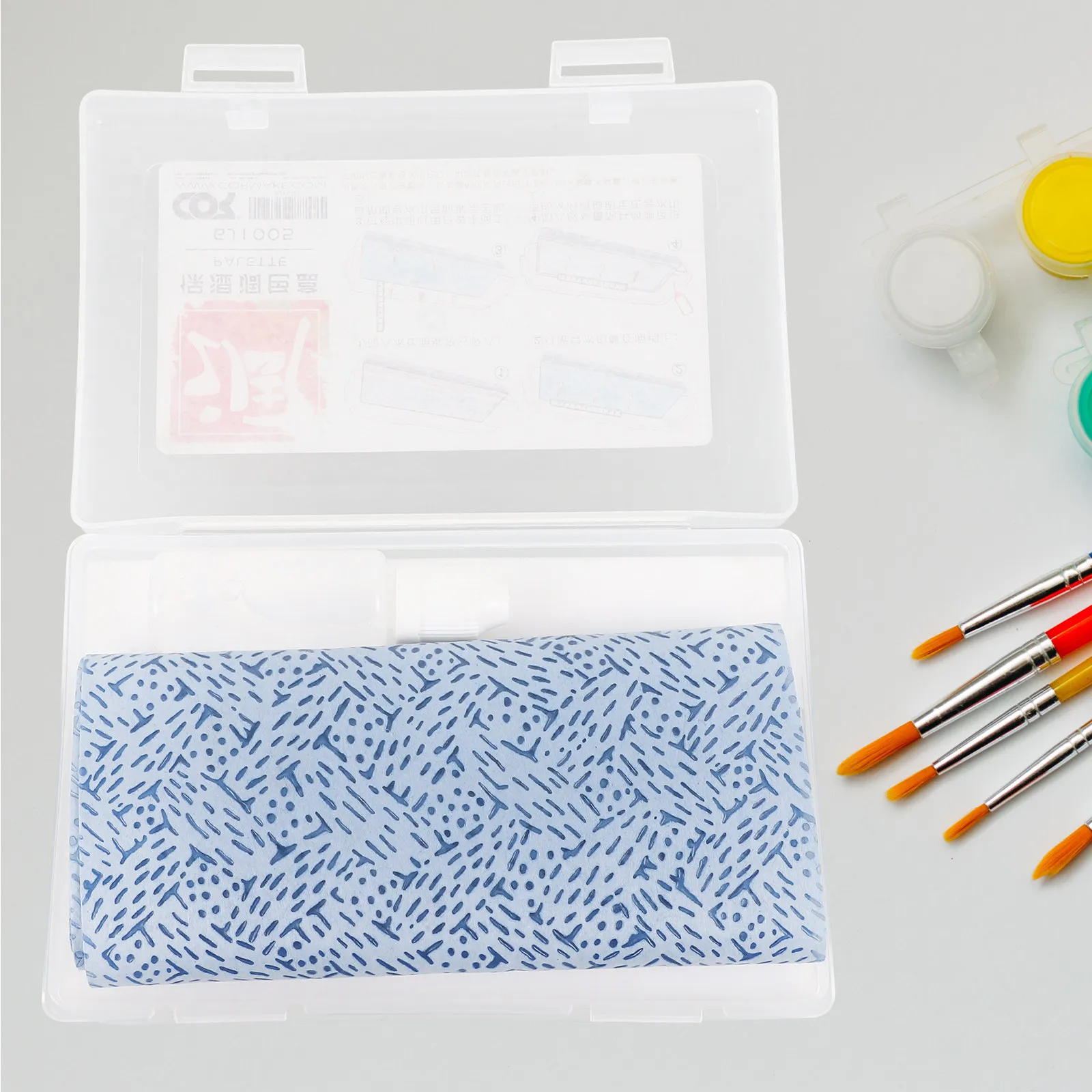 1Set Water Decals Sticker Operated Moisturizing Box DIY Tool Portable Storage Case for Water Stickers
1Set Water Decals Sticker Operated Moisturizing Box DIY Tool Portable Storage Case for Water Stickers