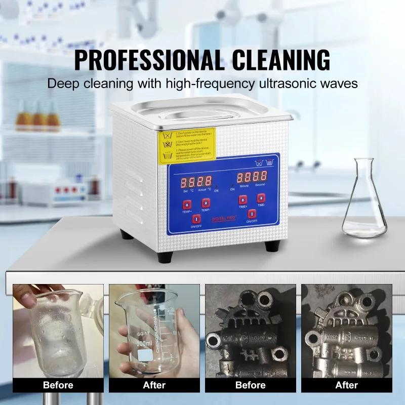 【Premium】SucceBuy 1.3L Ultrasonic Cleaner Lave-Dishes Port le Washing hine w/ Digital Timer Home Jewelry Clean Appliances
【Premium】SucceBuy 1.3L Ultrasonic Cleaner Lave-Dishes Port le Washing hine w/ Digital Timer Home Jewelry Clean Appliances