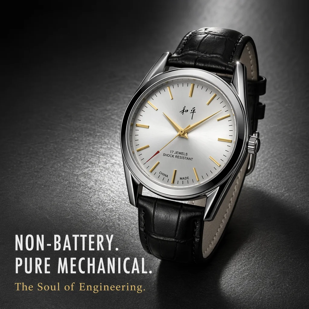 Shanghai Peace Vintage Mechanical Watch for Men 17 Jewels Hand Wind Shock Resistant Black Leather Strap Dress Wristwatch
Shanghai Peace Vintage Mechanical Watch for Men 17 Jewels Hand Wind Shock Resistant Black Leather Strap Dress Wristwatch